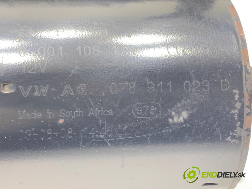 AUDI A4 B6 sedan 2003 125 kW 2.4 2393 Štartér 078911023D (Štartér)