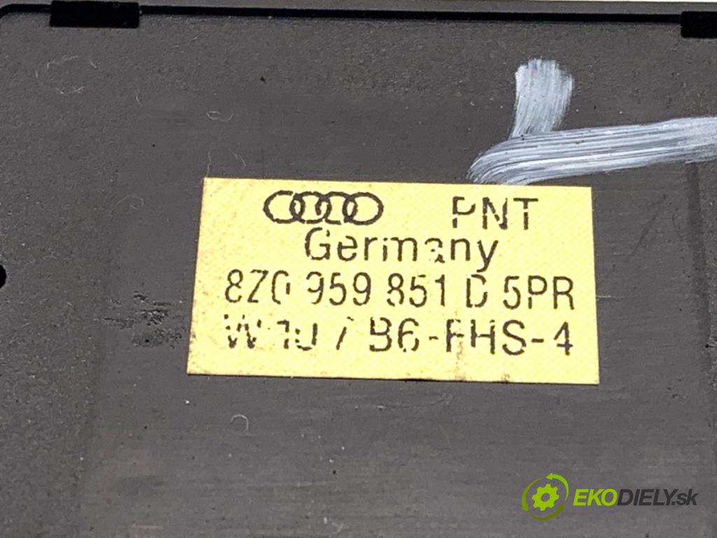 AUDI A4 B6 sedan 2003 125 kW 2.4 2393 Prepínač okien 8Z0959851D (Prepínacie páčky pod volantom)