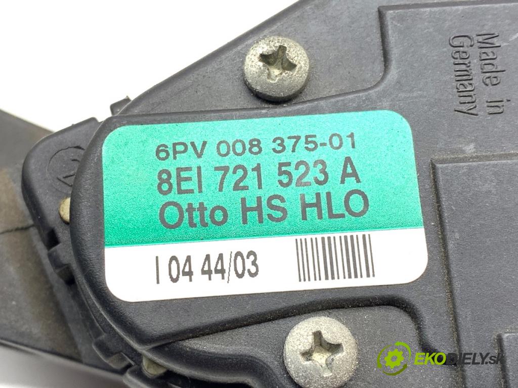 AUDI A4 B6 sedan 2003 125 kW 2.4 2393 Potenciometer plynu 8EI721523A (Potenciometer plynového pedálu)