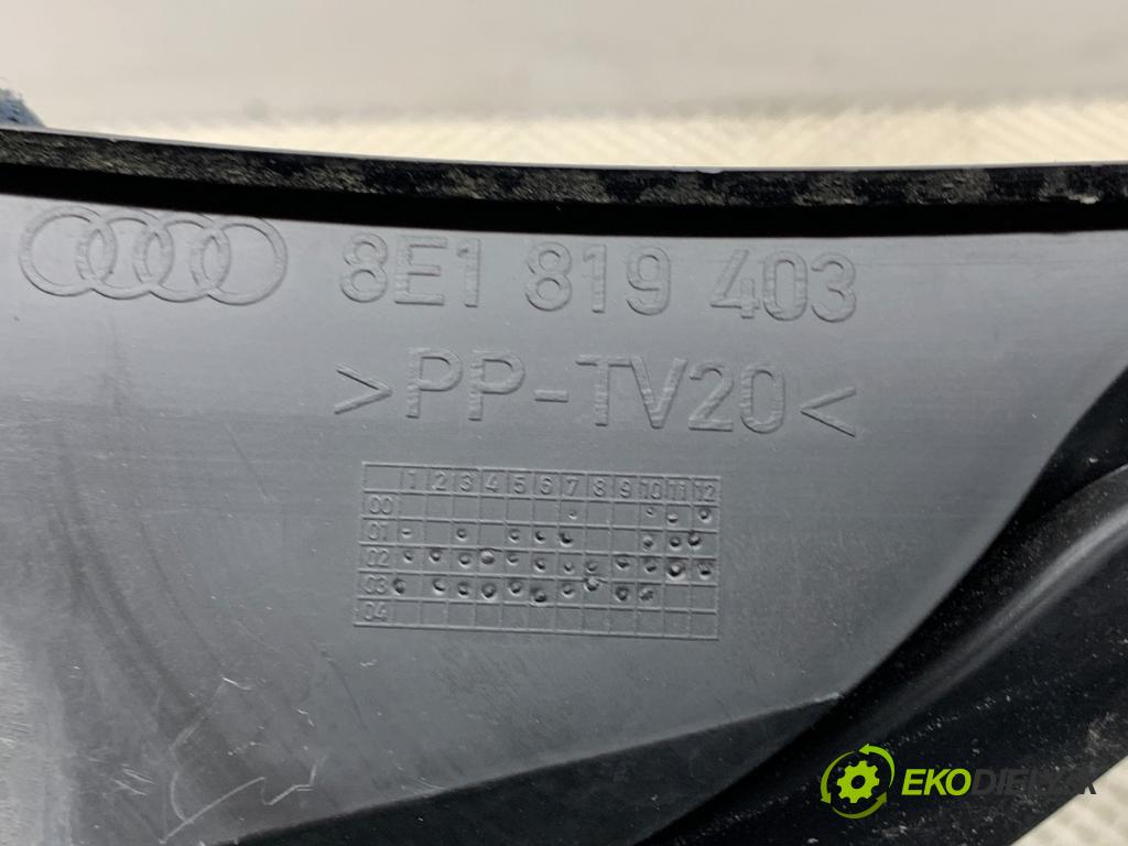 AUDI A4 B6 sedan 2003 125 kW 2.4 2393 Torpédo, plast pod čelné okno 8E1819403 (Torpédo (plast pod čelným sklom))