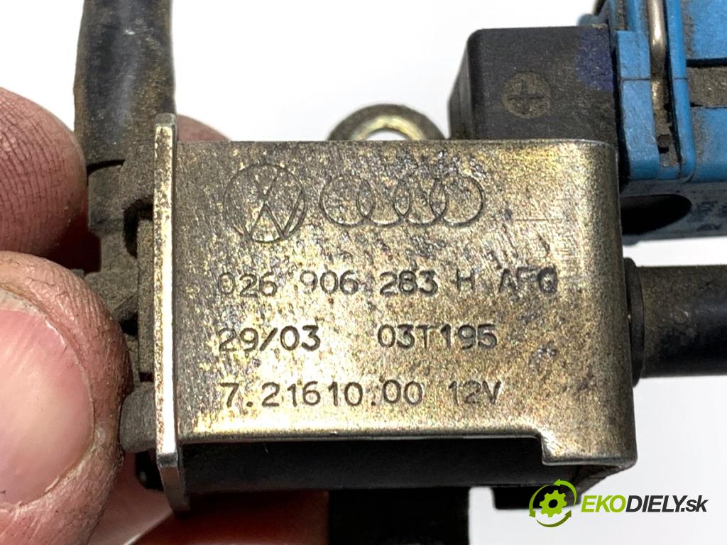AUDI A4 B6 sedan 2003 125 kW 2.4 2393 Ventil tlaku 026906283H (Ventil)