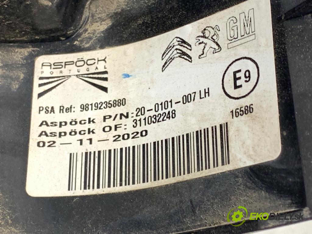 PEUGEOT PARTNER IV Nadwozie pełne/minivan 2020 75 kW 1.5 BlueHDi 100 1499 Svetlo ľavy zad 9819235880