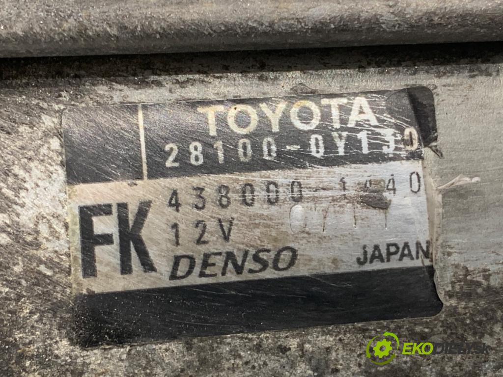 TOYOTA YARIS III liftback 2016 73 kW 1.3 (NSP130_) 1329 startér 28100-0Y130 (Startér)