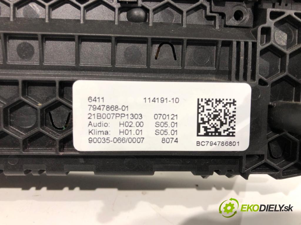 BMW G30 sedan 2021 110 kW 518 d Mild-Hybrid 1995 Panel ovládania kúrenia 7947868 (Prepínacie páčky pod volantom)