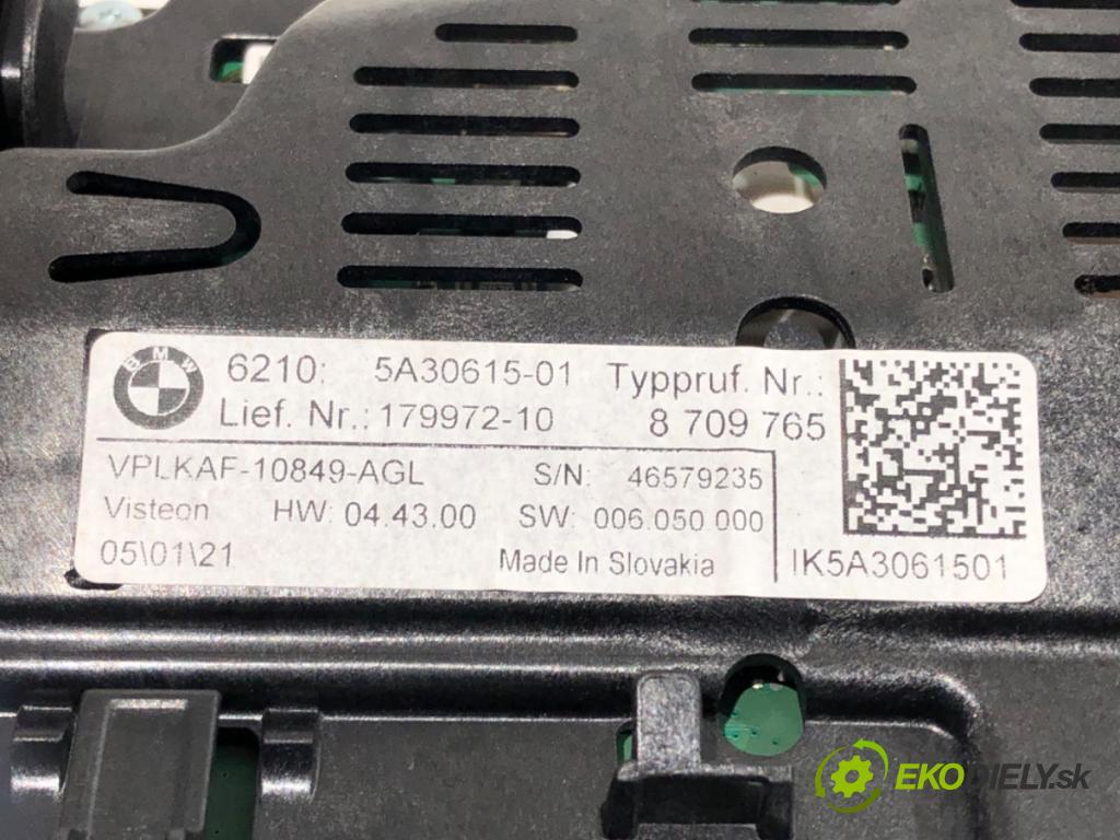 BMW G30 sedan 2021 110 kW 518 d Mild-Hybrid 1995 Prístrojovka 5A30615 (Prístrojová doska)