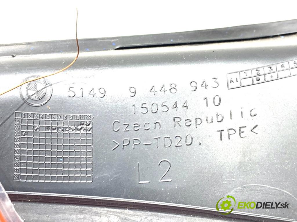 BMW G30 sedan 2021 110 kW 518 d Mild-Hybrid 1995 těsnění Guma svetla lišta vyplavení RYNNA 9448943