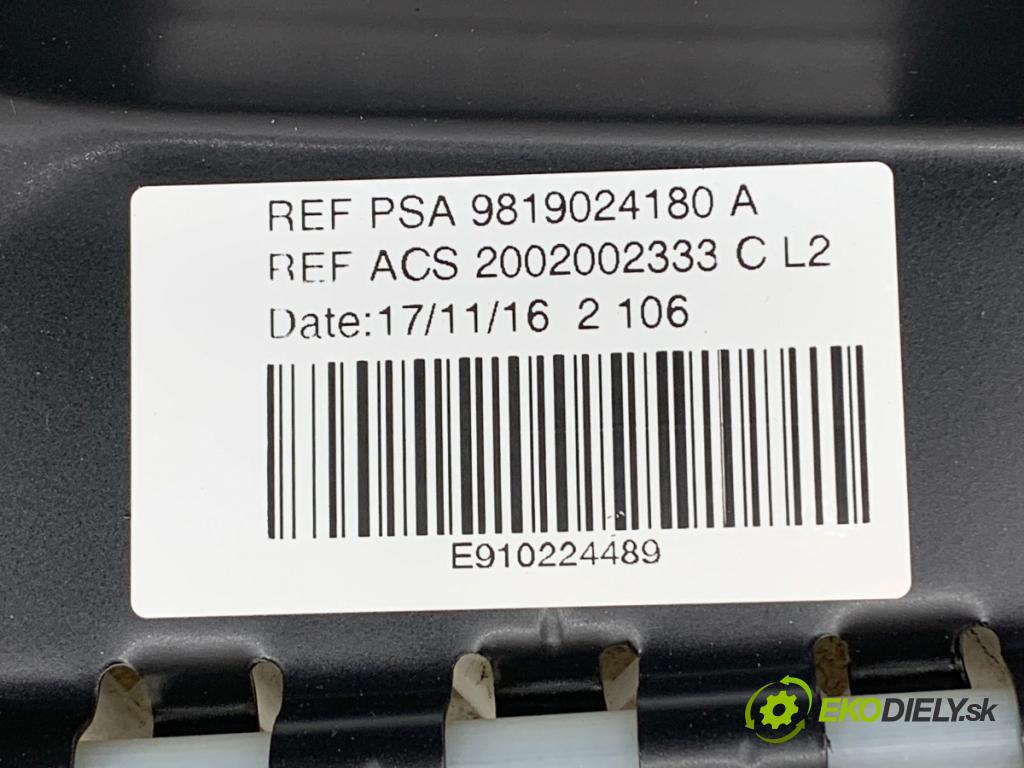 PEUGEOT 308 II liftback 2016 96 kW 1.2 THP 130 1199 Roleta STŘECHA: 9819024180