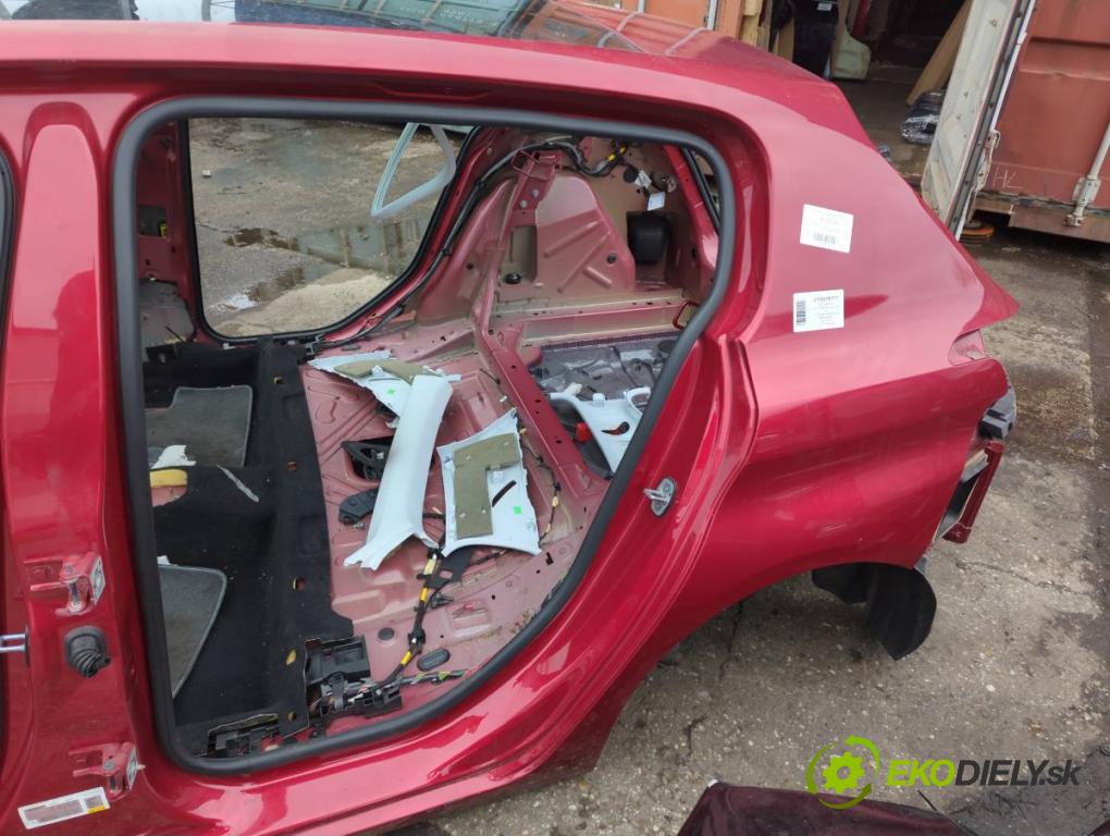 PEUGEOT 308 II liftback 2016 96 kW 1.2 THP 130 1199 KAROSERIA ČTVRŤÁK blatník zadní část levý pravý práh střecha PODŁUŻNICA levý pravý