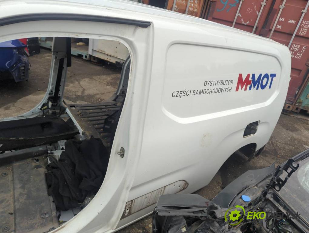 PEUGEOT PARTNER IV Nadwozie pełne/minivan 2020 75 kW 1.5 BlueHDi 100 1499 KAROSERIA ČTVRŤÁK blatník zadní část levý pravý práh střecha PODŁUŻNICA levý pravý