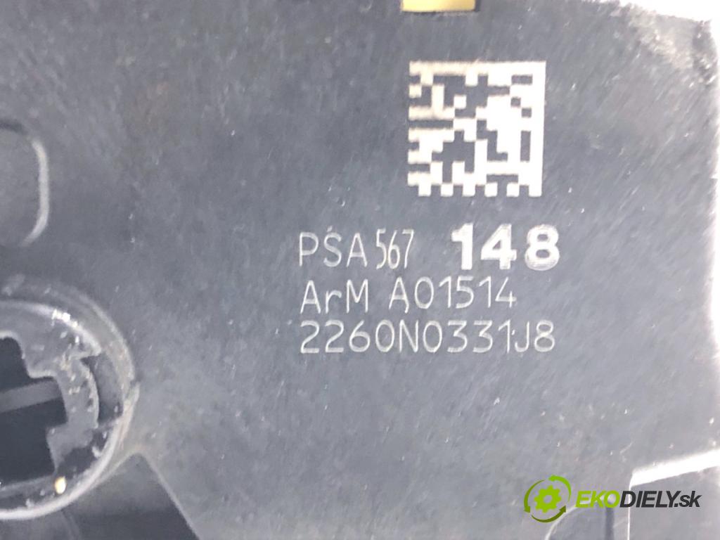 PEUGEOT 308 I liftback 2010 80 kW 1.6 HDi 1560 zámok Dvere ľavy predný 567148