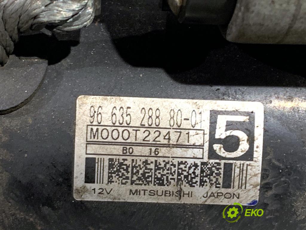 PEUGEOT 308 I liftback 2010 80 kW 1.6 HDi 1560 startér 9663528880 (Startér)