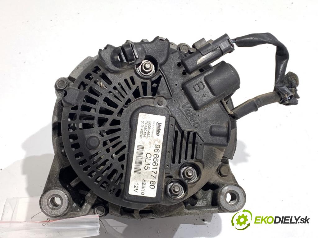 PEUGEOT 308 I liftback 2010 80 kW 1.6 HDi 1560 Alternátor 9665617780 (Alternátor)