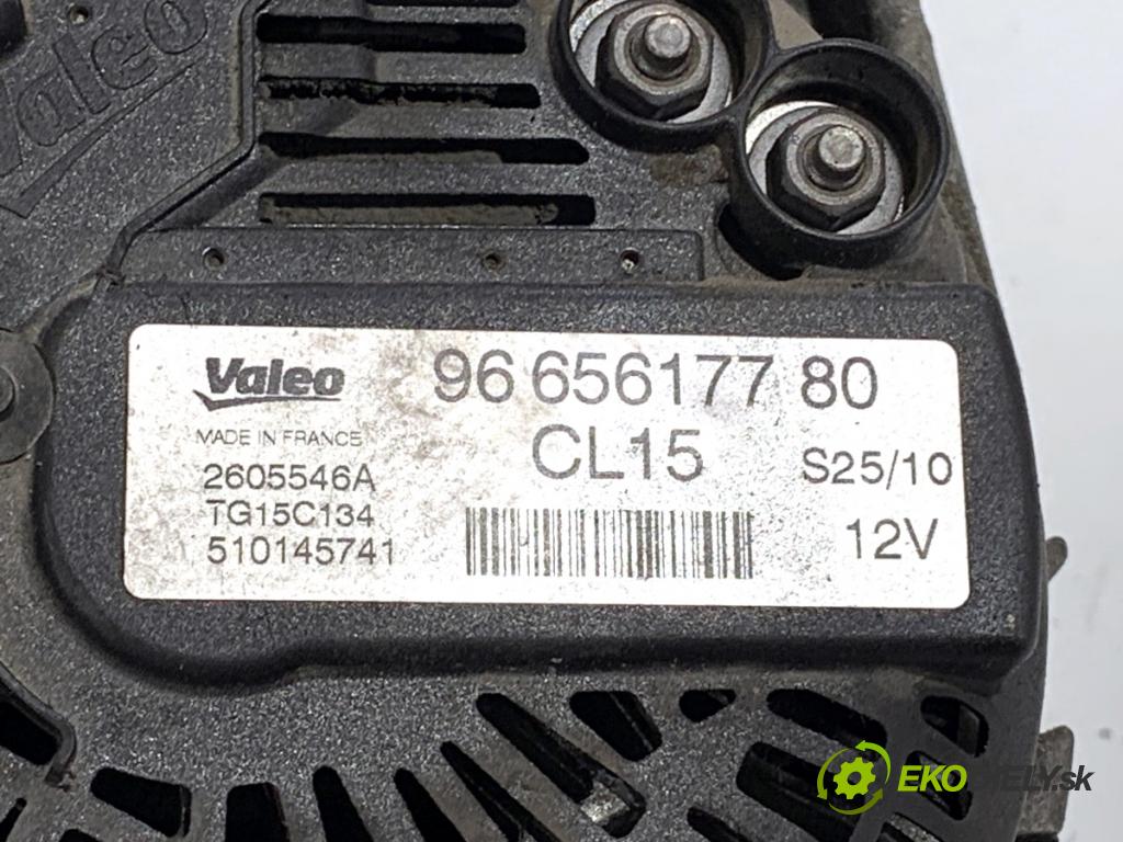 PEUGEOT 308 I liftback 2010 80 kW 1.6 HDi 1560 Alternátor 9665617780 (Alternátor)