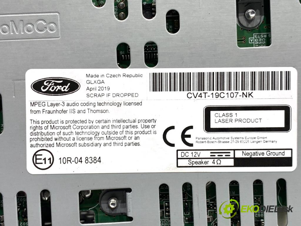 FORD KUGA II SUV 2019 110 kW 1.5 EcoBoost 1499 RADIO CV4T-19C107-NK (Audio zariadenie)