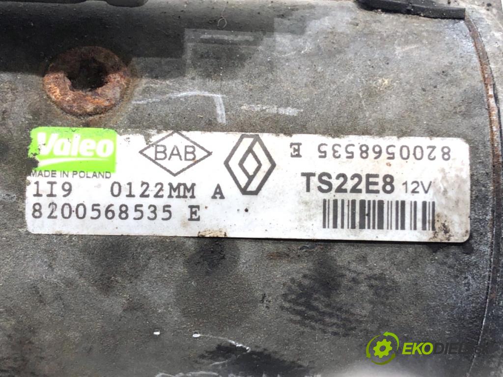RENAULT LAGUNA III Kombi 2009 110 kW 2.0 dCi (KT01, KT08, KT09, KT0K, KT12, KT1D, KT1W) 1995 startér 8200568535E (Startér)