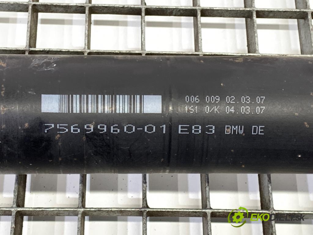 BMW E83 SUV 2007 110 kW 2.0 d 1995 Kardaň, hriadeľ hnací zad 7569960 (Kardaňový hriadeľ)