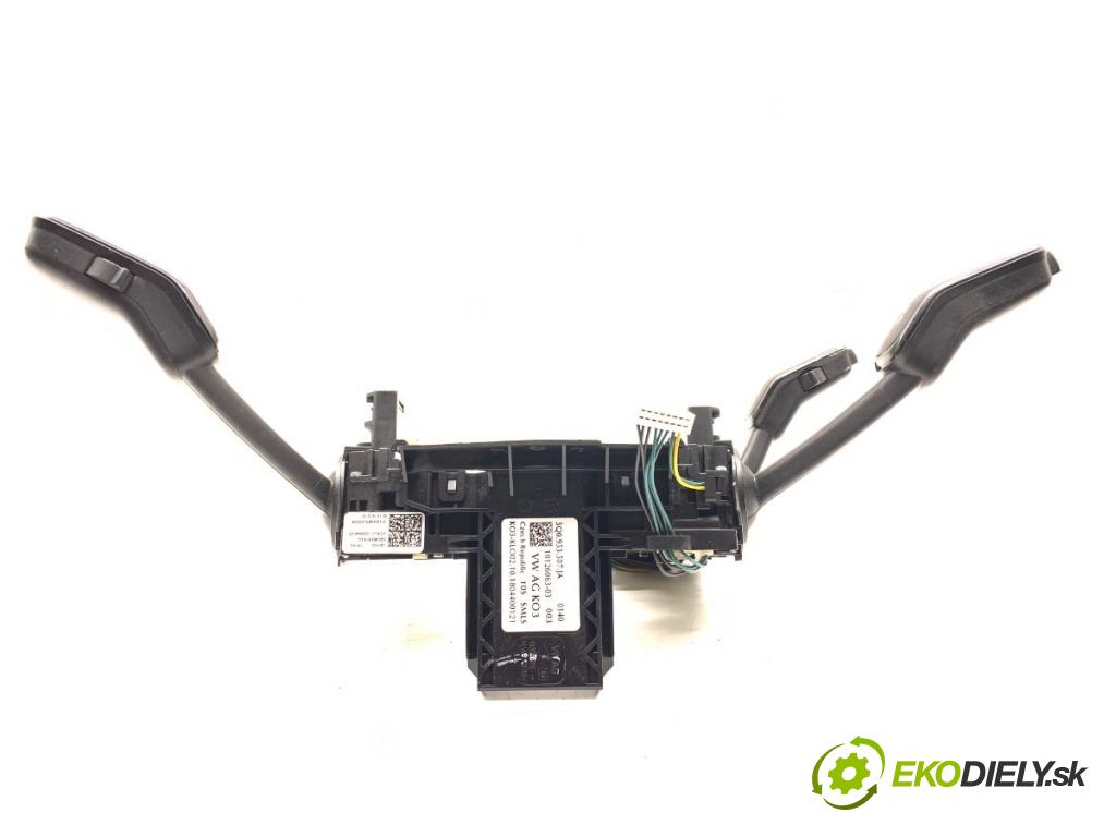 SEAT LEON III liftback 2018 96 kW 1.5 TSI 1495 Prepínač kombinovaný 5Q0953507JA (Prepínacie páčky pod volantom)