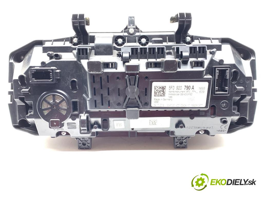 SEAT LEON III liftback 2018 96 kW 1.5 TSI 1495 Prístrojovka 5F0920790A (Prístrojová doska)