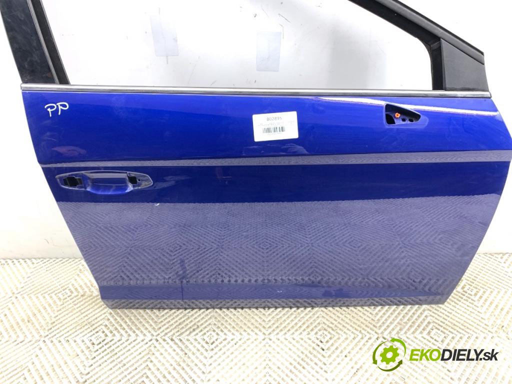 SEAT LEON III liftback 2018 96 kW 1.5 TSI 1495 Dvere pravy predný LW5L