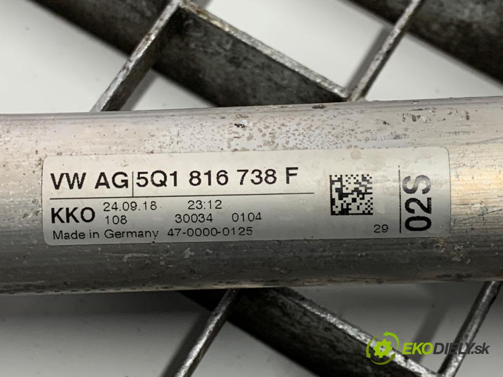 SEAT LEON III liftback 2018 96 kW 1.5 TSI 1495 rúrka klimatizácie 5Q1816738F (Rúrka klimatizácie)