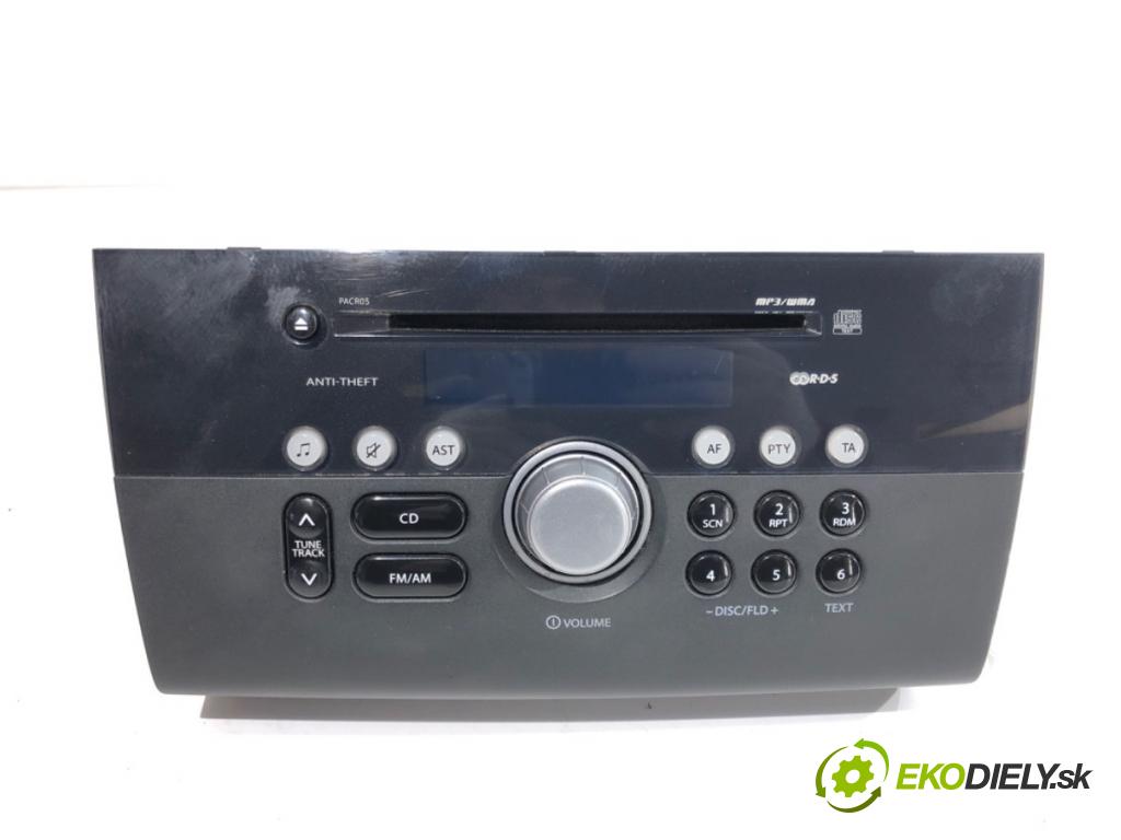 SUZUKI SWIFT III liftback 2009 75 kW 1.5 (RS 415) 1490 RADIO 39101-62J2 (Audio zariadenie)