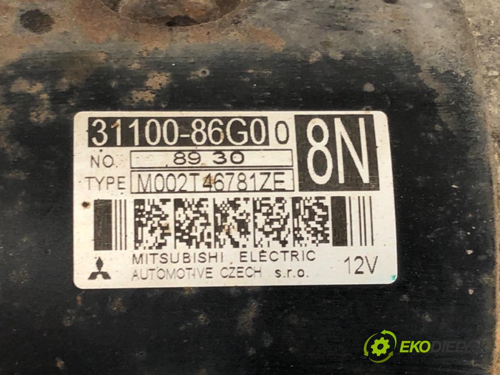 SUZUKI SWIFT III liftback 2009 75 kW 1.5 (RS 415) 1490 startér 31100-86G0 (Startér)