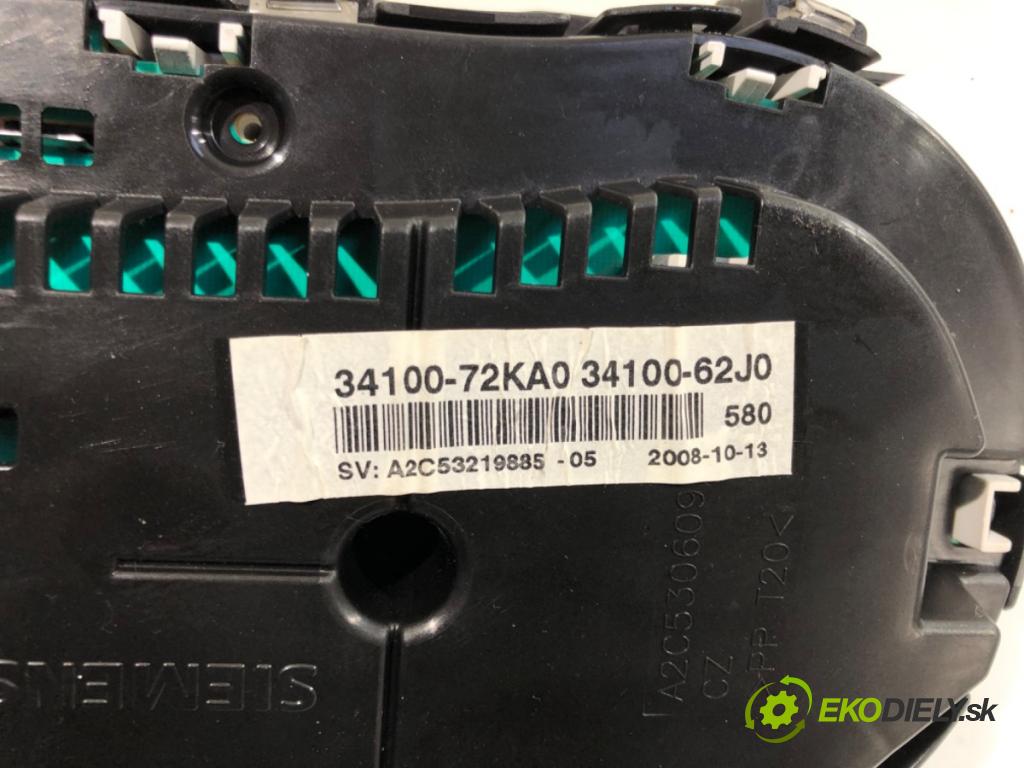 SUZUKI SWIFT III liftback 2009 75 kW 1.5 (RS 415) 1490 Prístrojovka 34100-72KA0 (Prístrojová doska)