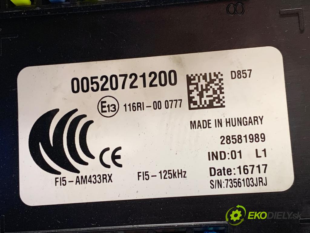 FIAT TIPO Kombi 2017 88 kW 1.4 (356WXF1B) 1368 Modul BSI 00520721200 (Poistková skrinka)