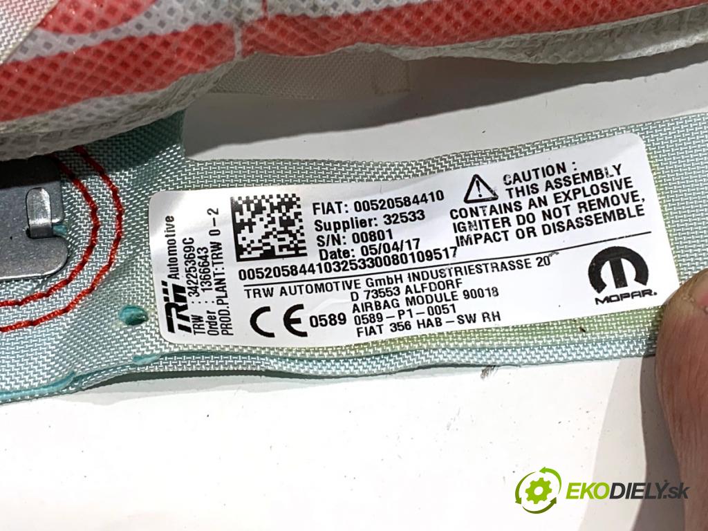 FIAT TIPO Kombi 2017 88 kW 1.4 (356WXF1B) 1368 stropní pravý 00520584410