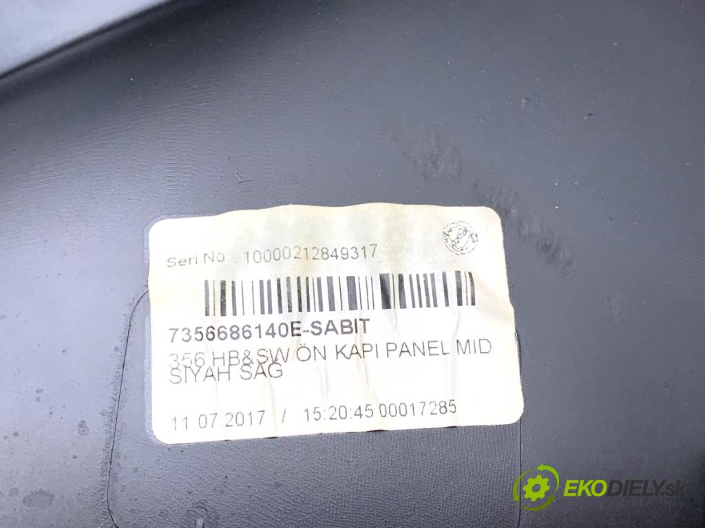 FIAT TIPO Kombi 2017 88 kW 1.4 (356WXF1B) 1368 ča dveře pravý přední část