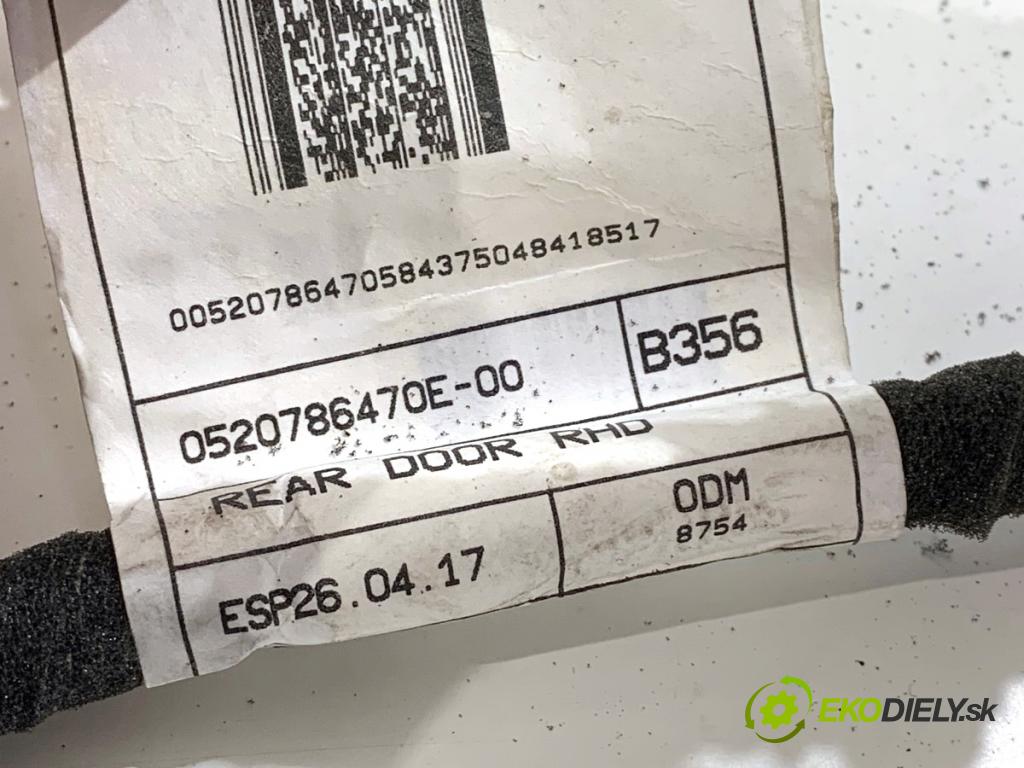 FIAT TIPO Kombi 2017 88 kW 1.4 (356WXF1B) 1368 káblovačka dveře zadní část pravý 052078647