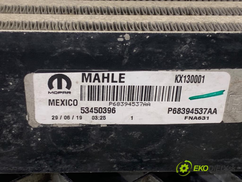 JEEP COMPASS MP SUV 2019 103 kW 1.4 MultiAir 1368 intercooler P68394537AA 53450396 (Intercooler (chladič stlačeného vzduchu))