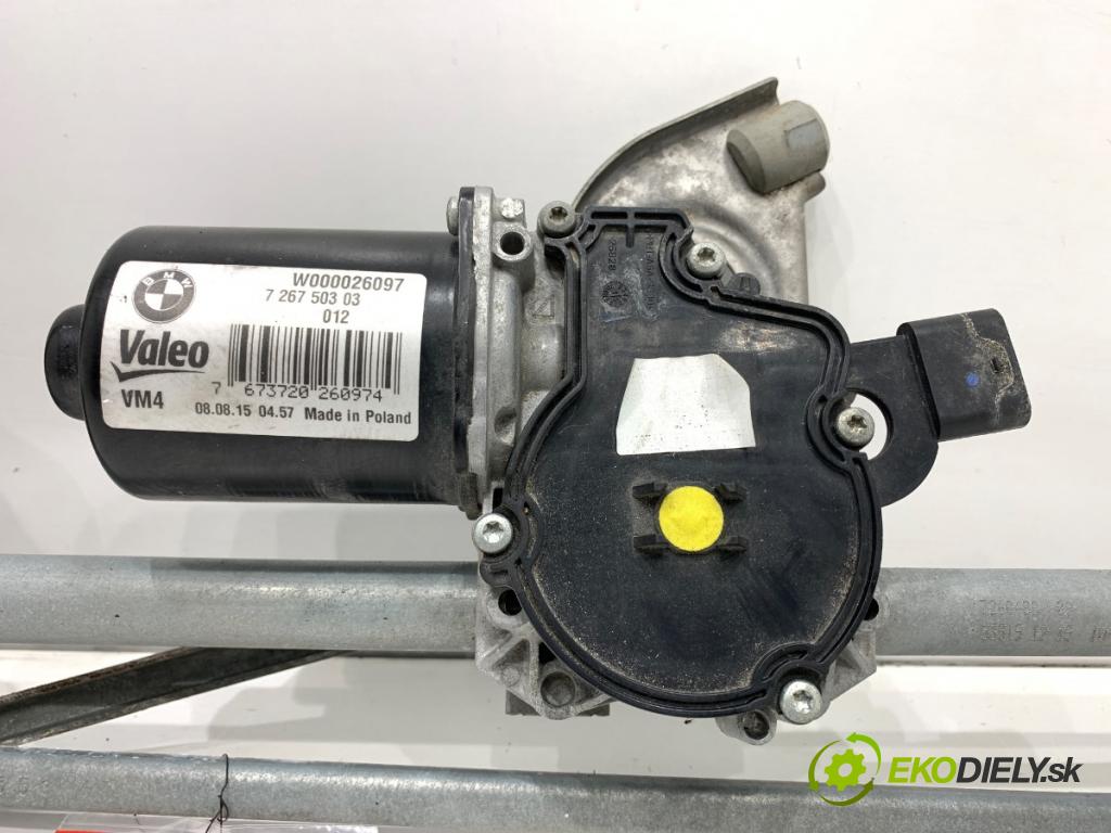 BMW F30 sedan 2016 180 kW 328 i xDrive 1997 Mechanizmus stieračov predný 7267503 (Motorček stieračov predný)