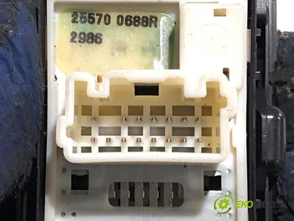 RENAULT KADJAR SUV 2016 81 kW 1.5 dCi 110 (HLA3) 1461 Prepínač nastavenia spätných zrkadiel 255700688R (Prepínacie páčky pod volantom)