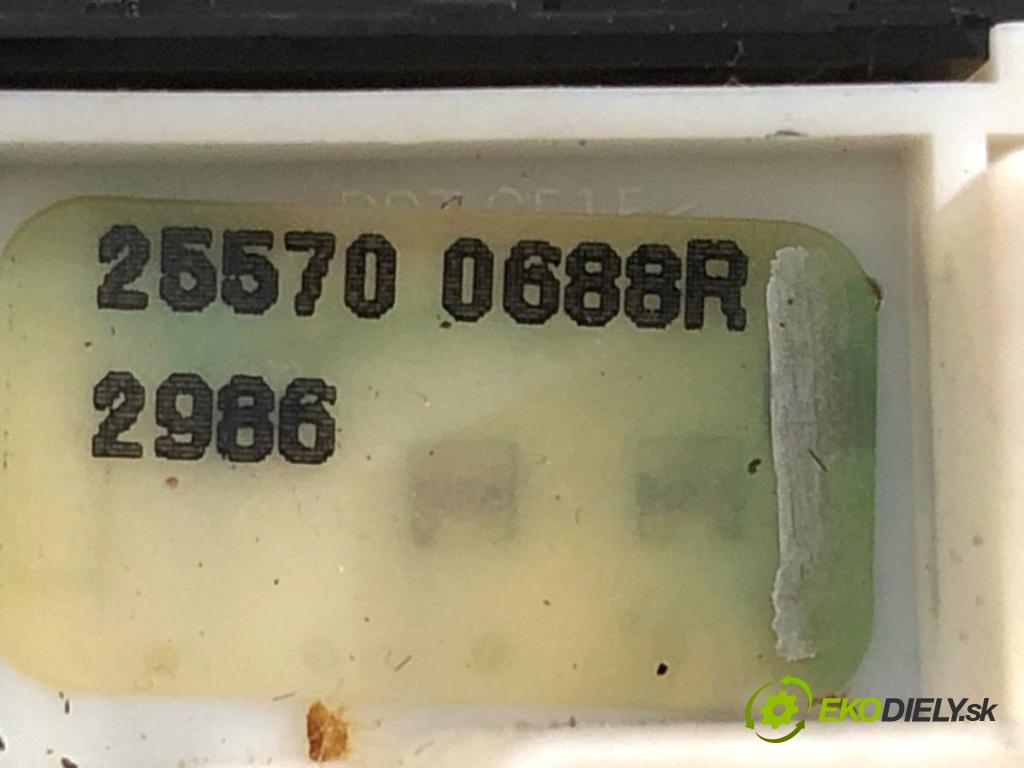 RENAULT KADJAR SUV 2016 81 kW 1.5 dCi 110 (HLA3) 1461 Prepínač nastavenia spätných zrkadiel 255700688R (Prepínacie páčky pod volantom)