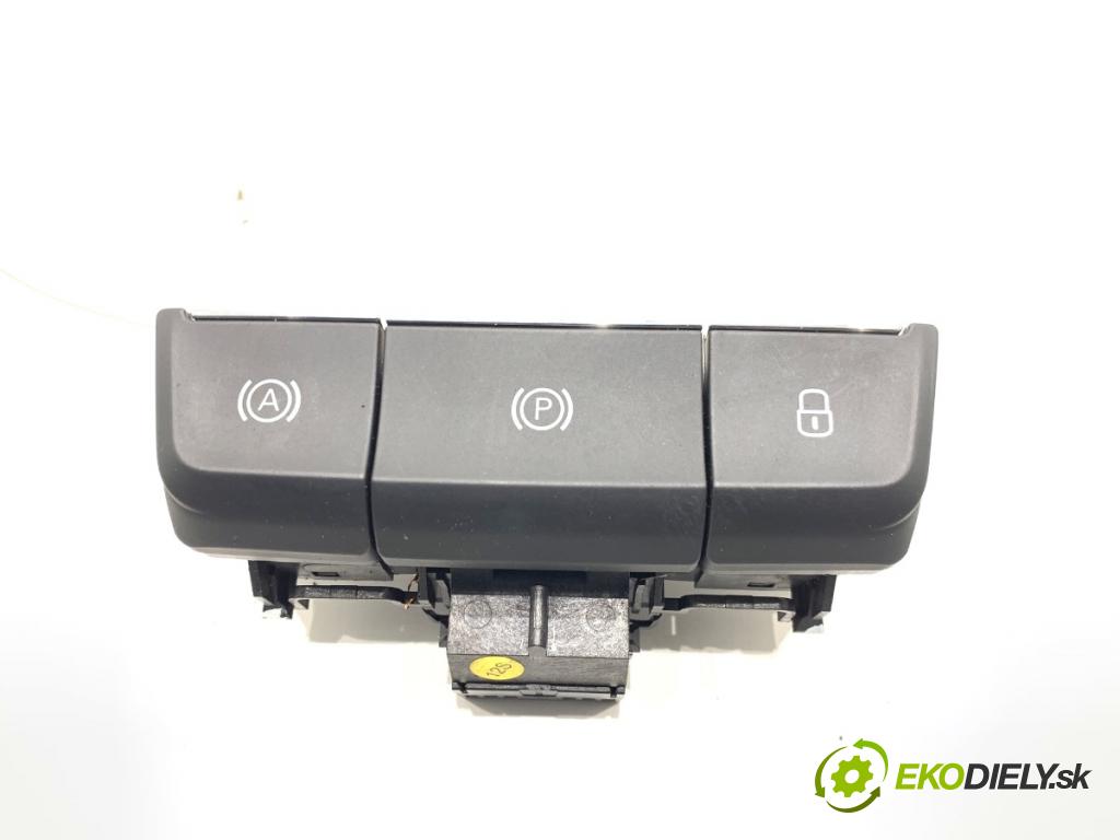 SKODA SUPERB III Kombi 2023 110 kW 2.0 TDI 1968 Spínač brzdy ručnej brzdy 3V0927225C (Prepínacie páčky pod volantom)