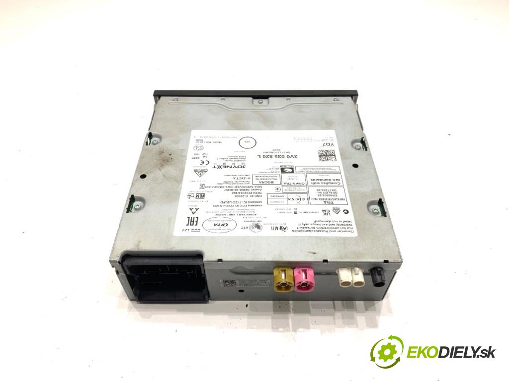 SKODA SUPERB III Kombi 2023 110 kW 2.0 TDI 1968 čítač navigácie 3V0035820L (Elektrosúčasti ostatné)