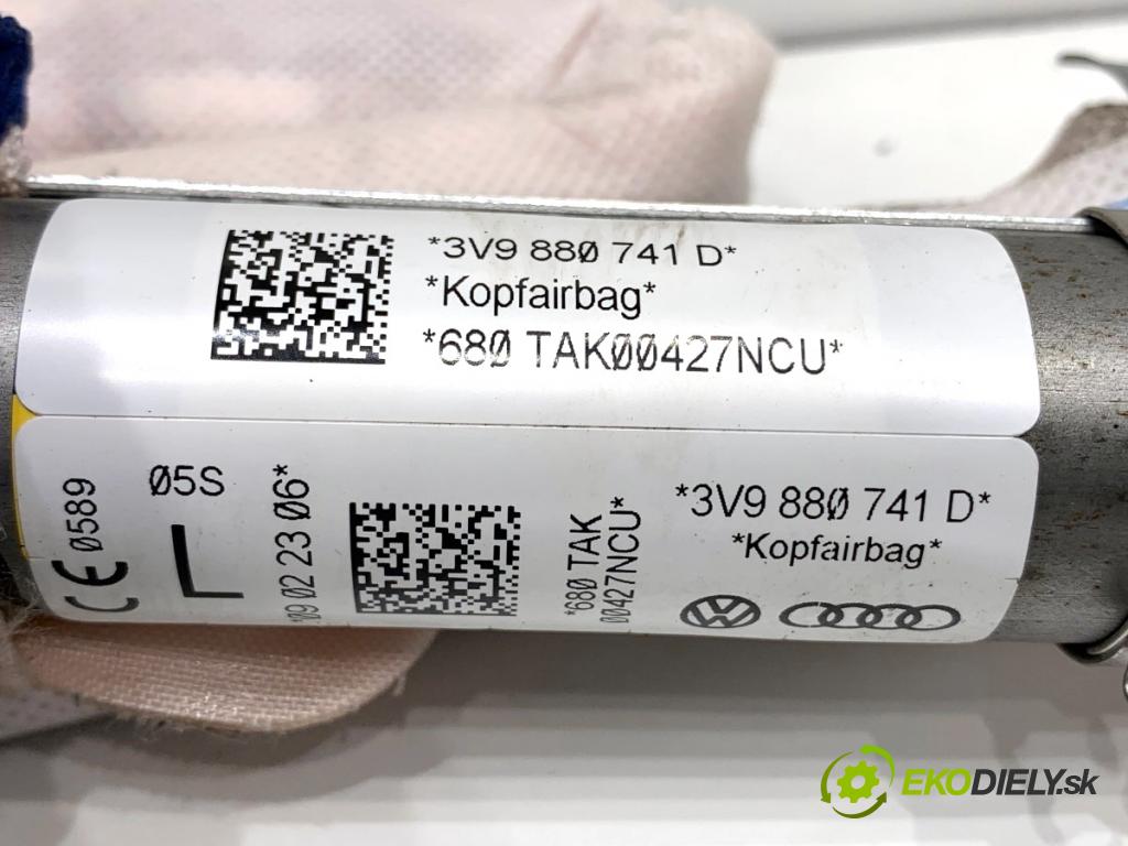 SKODA SUPERB III Kombi 2023 110 kW 2.0 TDI 1968 stropní levý 3V9880741D