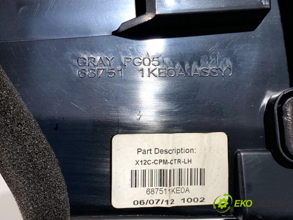NISSAN JUKE F15 SUV 2012 86 kW 1.6 1598 mří topení přední část 687501KE0A