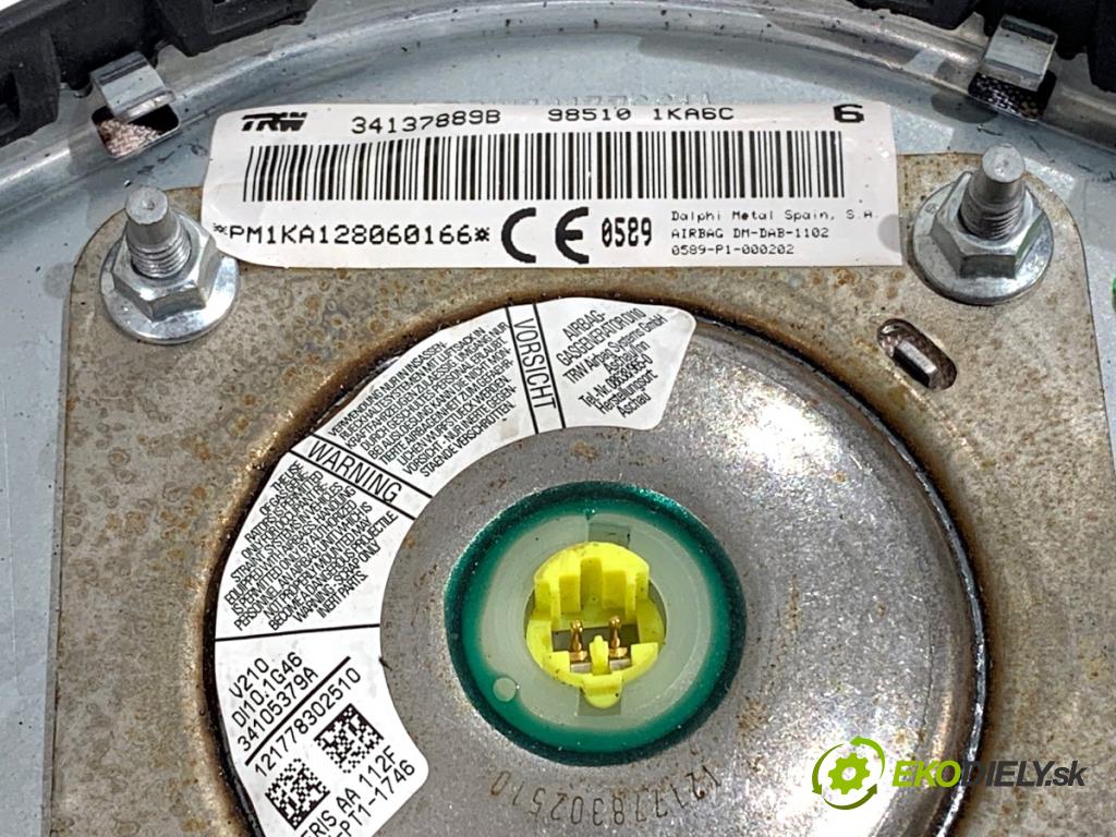 NISSAN JUKE F15 SUV 2012 86 kW 1.6 1598 AirBag volantu 985101KA6C (Airbag)