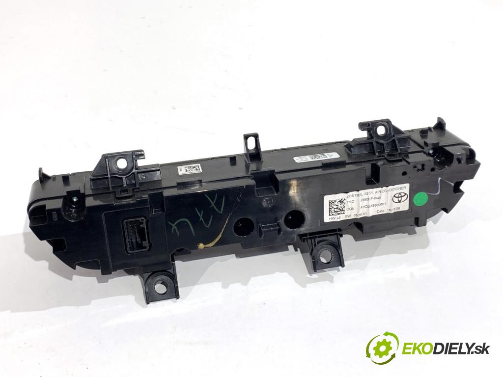 TOYOTA C-HR SUV 2016 85 kW 1.2 (NGX10_) 1197 Panel ovládania kúrenia 55900-F4040 (Prepínacie páčky pod volantom)