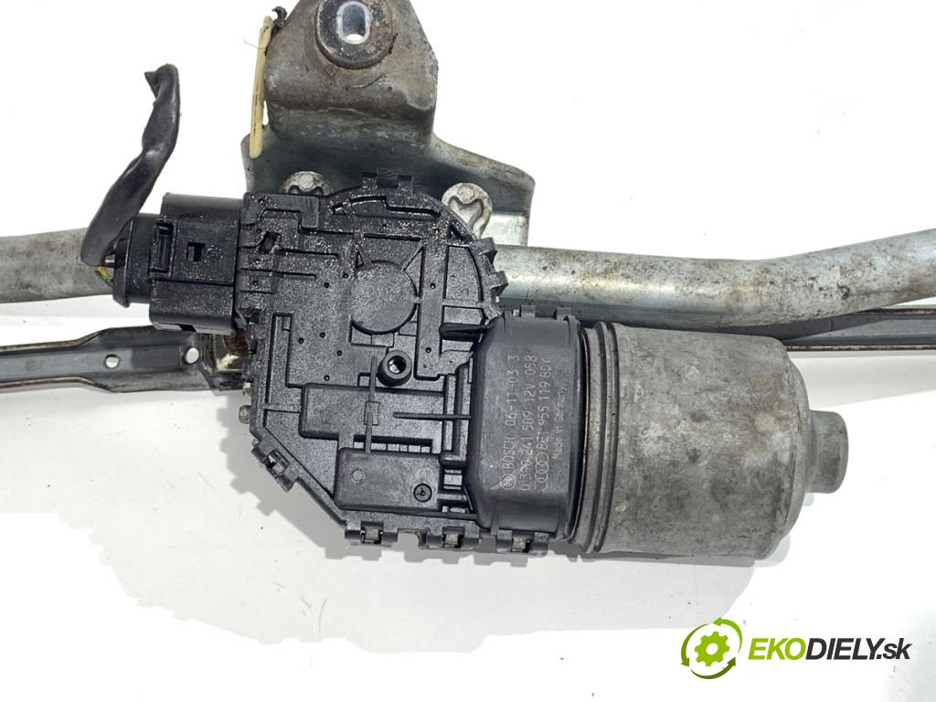 AUDI A4 B7 Kombi 2006 103 kW 2.0 TDI 1968 Mechanizmus stieračov predný 8E1955023E (Motorček stieračov predný)