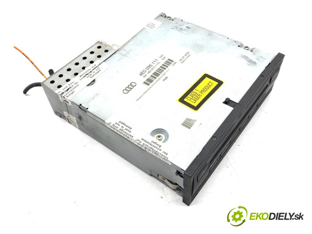 AUDI A6 C6 sedan 2004 165 kW 3.0 TDI quattro 2967 RADIO 4E0035111 (Audio zariadenie)