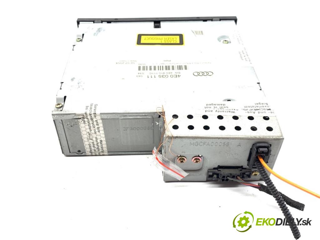 AUDI A6 C6 sedan 2004 165 kW 3.0 TDI quattro 2967 RADIO 4E0035111 (Audio zariadenie)