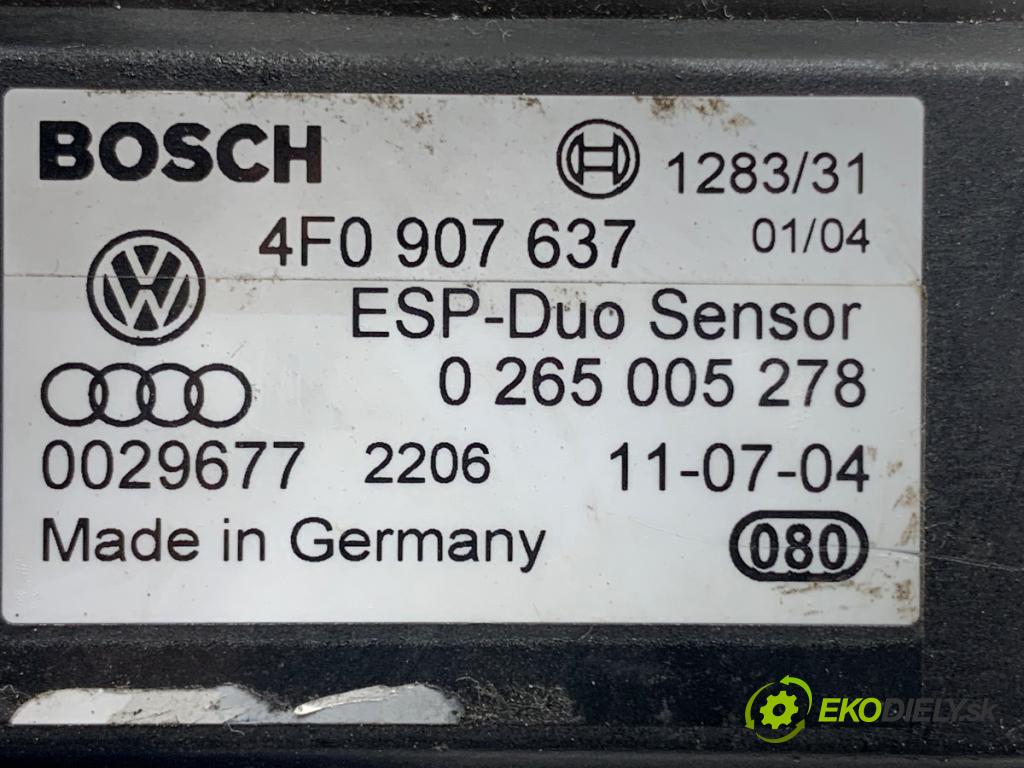 AUDI A6 C6 sedan 2004 165 kW 3.0 TDI quattro 2967 Snímač ESP 4F0907637