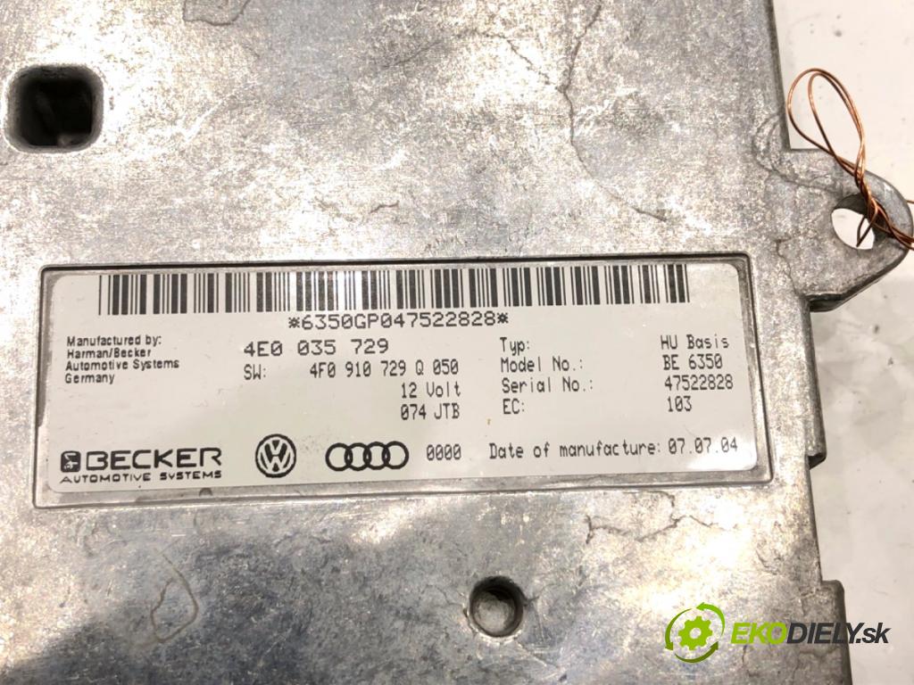 AUDI A6 C6 sedan 2004 165 kW 3.0 TDI quattro 2967 Modul BLUETOOTH 4E0035729 (Riadiaca jednotka ostatné)