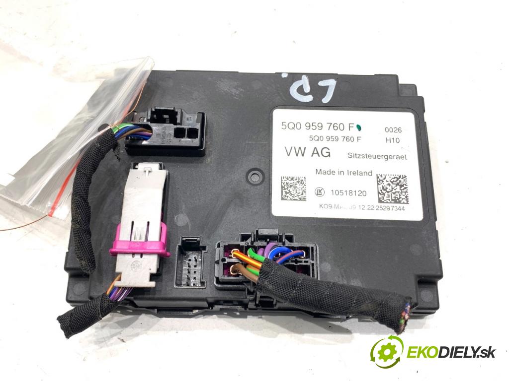 SKODA SUPERB III Kombi 2023 110 kW 2.0 TDI 1968 modul sedačky 5Q0959760F