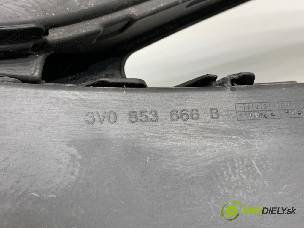 SKODA SUPERB III Kombi 2023 110 kW 2.0 TDI 1968 mří nárazníka pravý přední část 3V0853666B