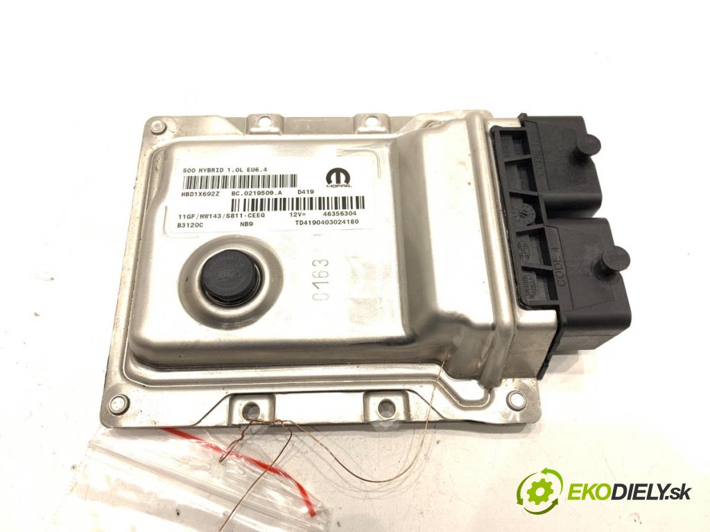 FIAT 500 liftback 2023 51 kW 1.0 Mild Hybrid (312.AYD1B) 999 riadiaca jednotka Motor 46356304 (Riadiaca jednotka)