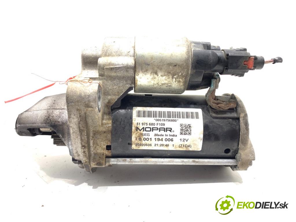 FIAT 500 liftback 2023 51 kW 1.0 Mild Hybrid (312.AYD1B) 999 startér 51975680 (Startér)